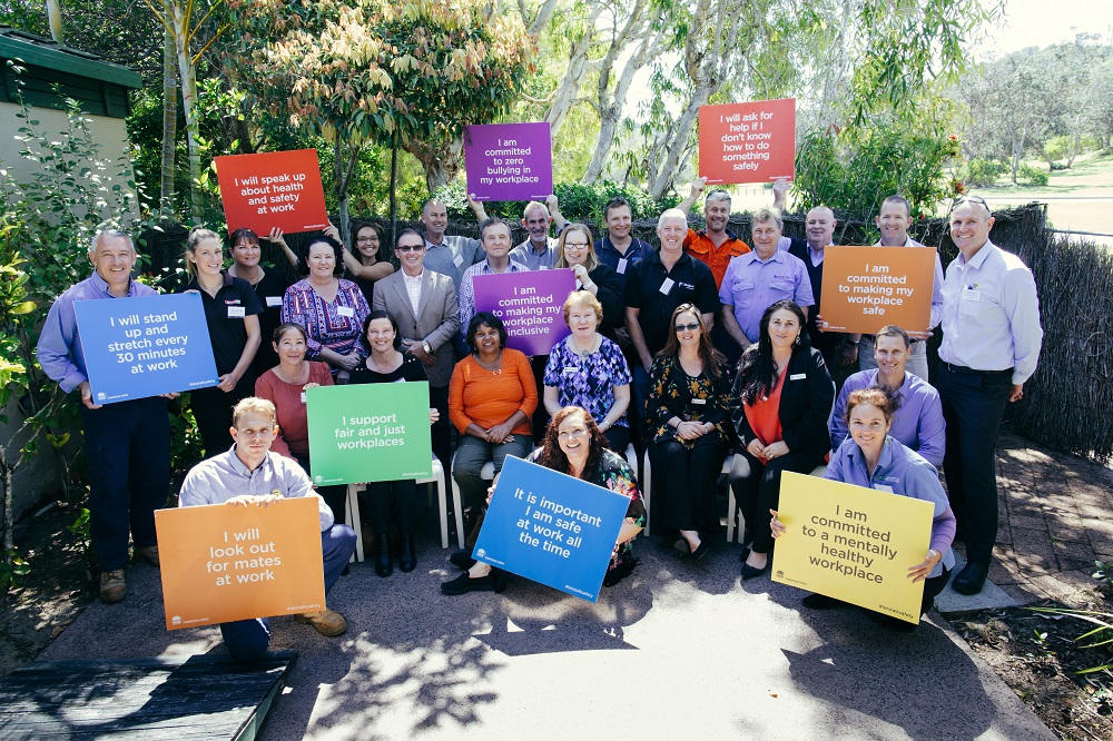 attendees at the safework nsw mentoring program workshop, group photo